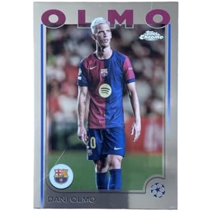 rayihni FC BARCELONA MYSTERY BUNDLE  LAMINE YAMAL, DANI ALVES, DANI OLMO, MEMPHIS DEPAY + 30 BONUS BARCELONA CARDS  FOOTBALL TRADING CARDS - Image 4